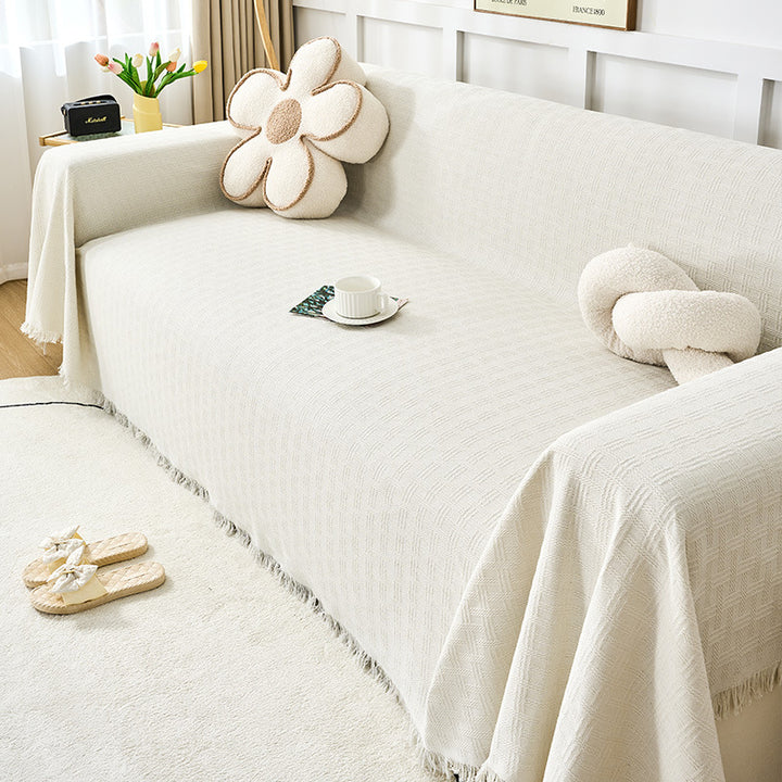Elegant Woven Sofa Throw Blanket