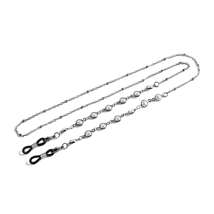 Elegant Pearl-Linked Eyewear Chain Kalsten