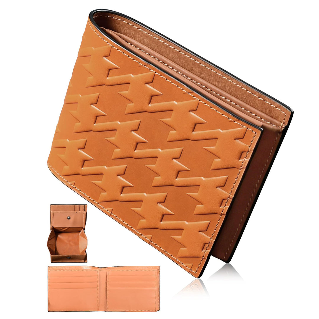 Textured Double-Sided Leather Wallet Kalsten