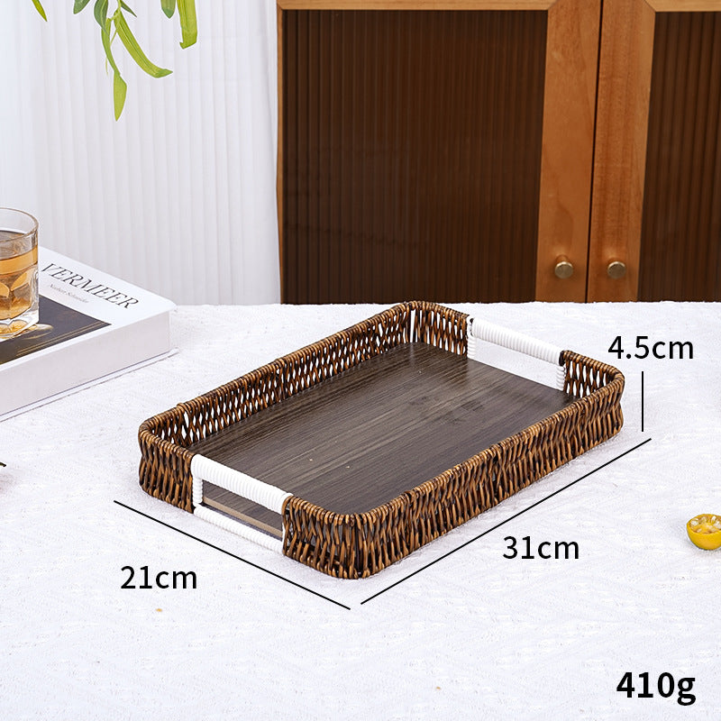 Stylish Handwoven Serving Tray Kalsten