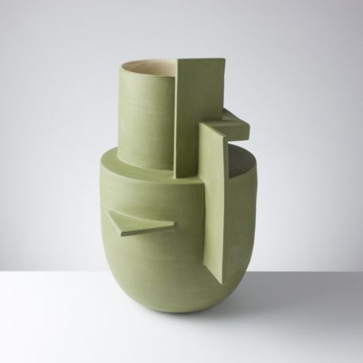 Sculptural Ceramic Vase with Unique Accent
