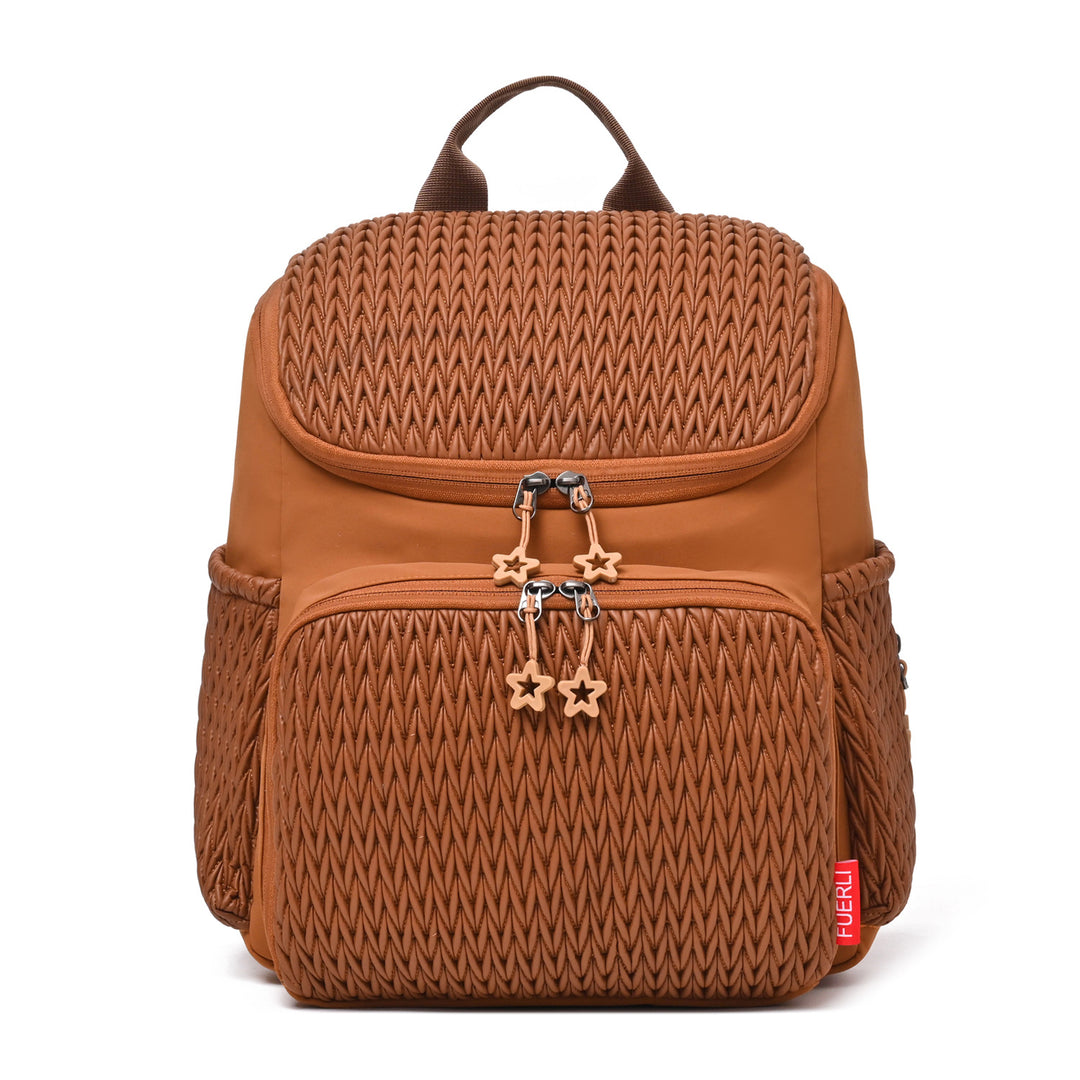 Textured Multi-Pocket Backpack Kalsten