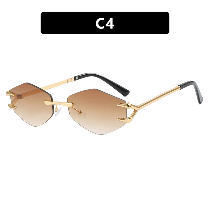 Women's extravagant hexagonal sunglasses with innovative frame and UV protection Kalsten