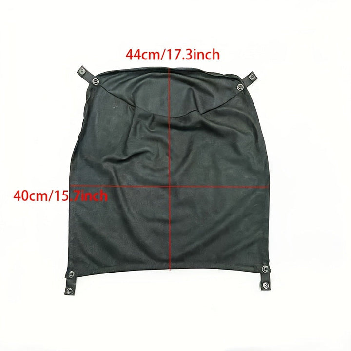 protective mesh canopy for front bicycle wicker basket with snap fasteners Kalsten