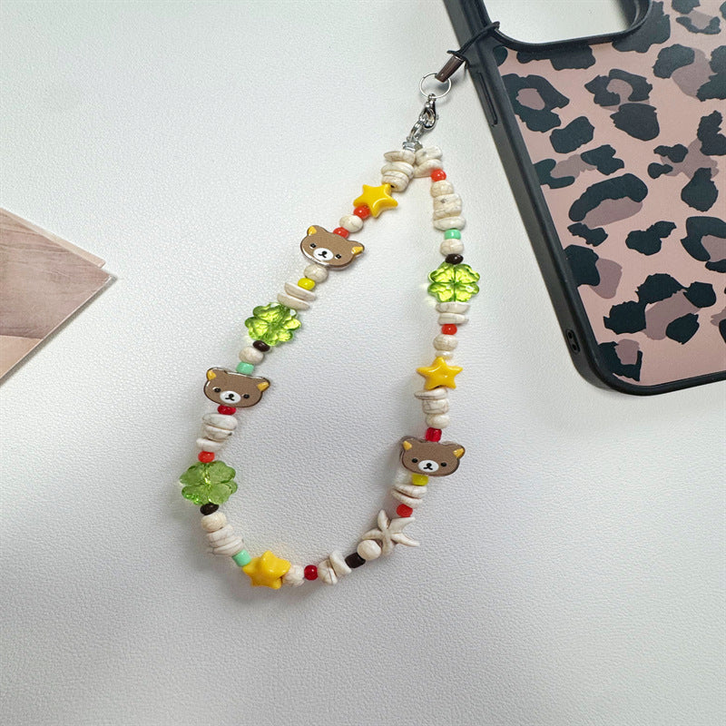 Fun-Themed Beaded Keychain Holder Kalsten