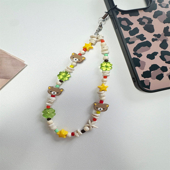 Fun-Themed Beaded Keychain Holder Kalsten