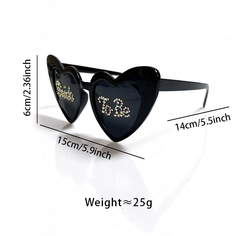 Heart-Shaped Bridal Party Sunglasses Kalsten