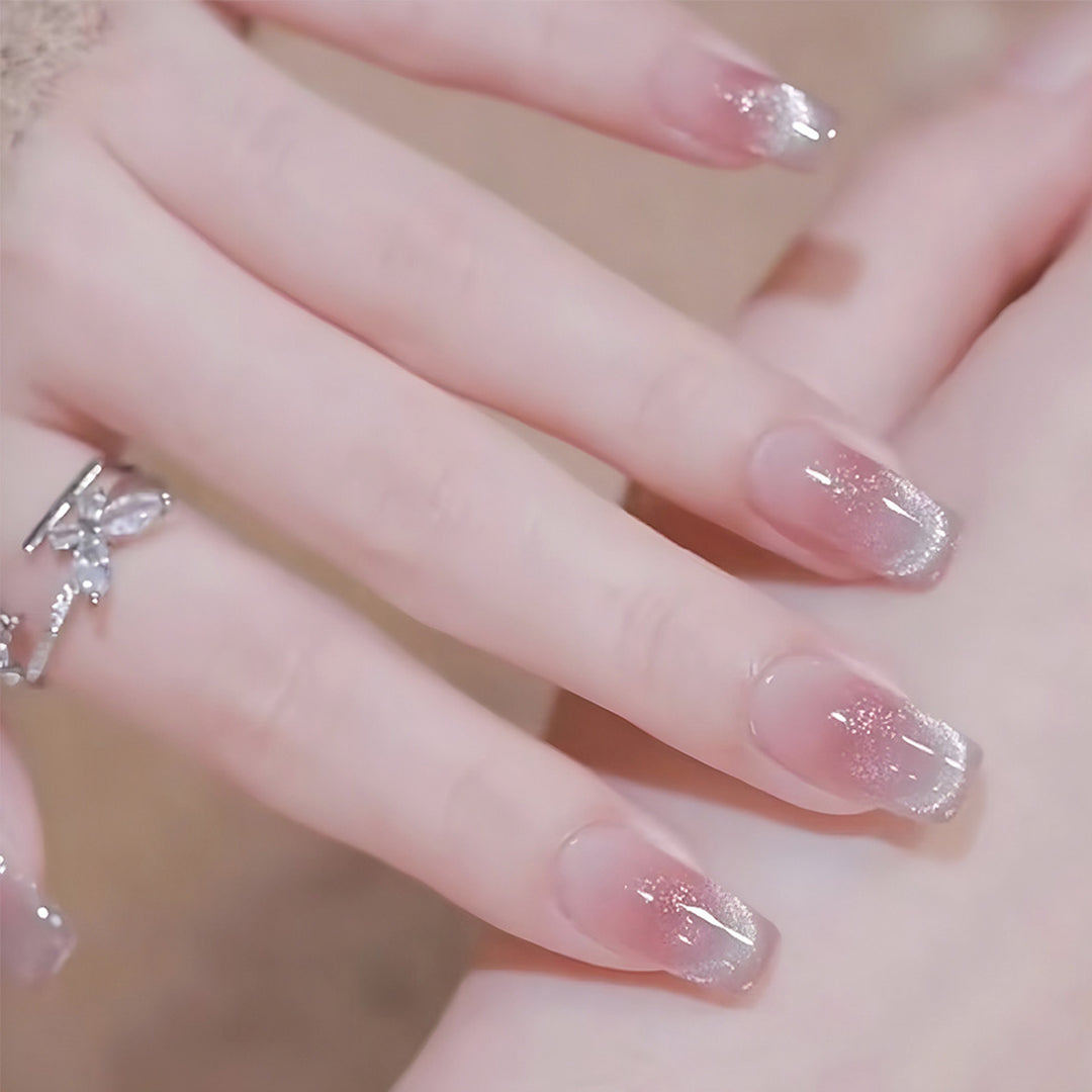 Glitter Ombre Press-On Nail Tips Kalsten