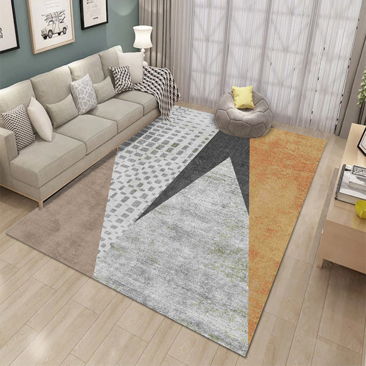 Modern Geometric Pattern Area Rug Kalsten