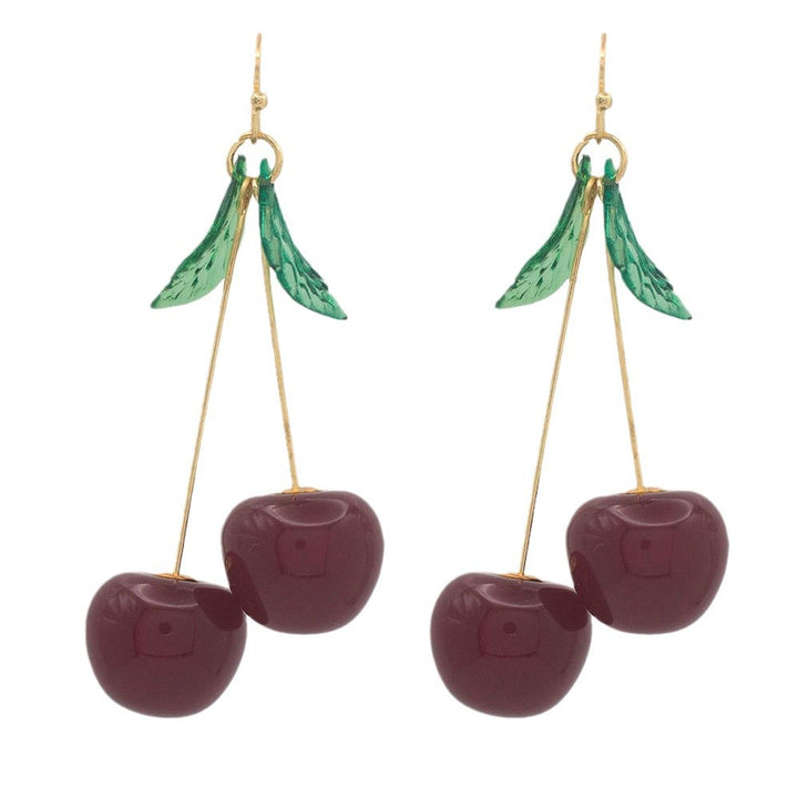 Quirky Cherry Drop Earrings Kalsten