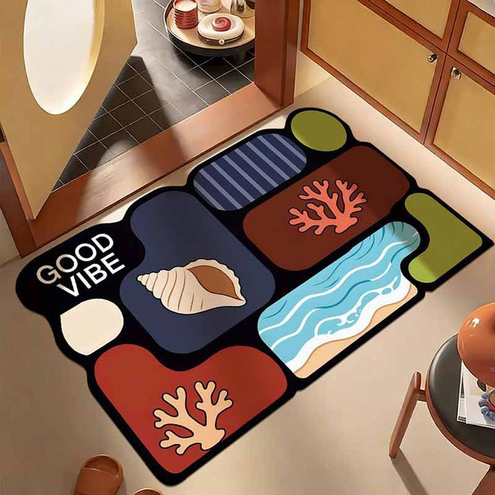 Nature-Themed Decorative Floor Mat