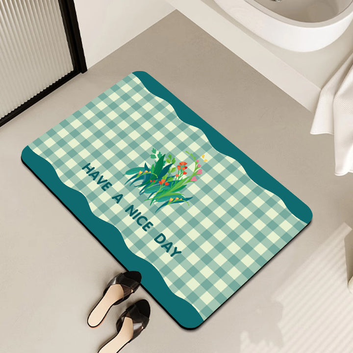 Charming Decorative Bath Mat Kalsten