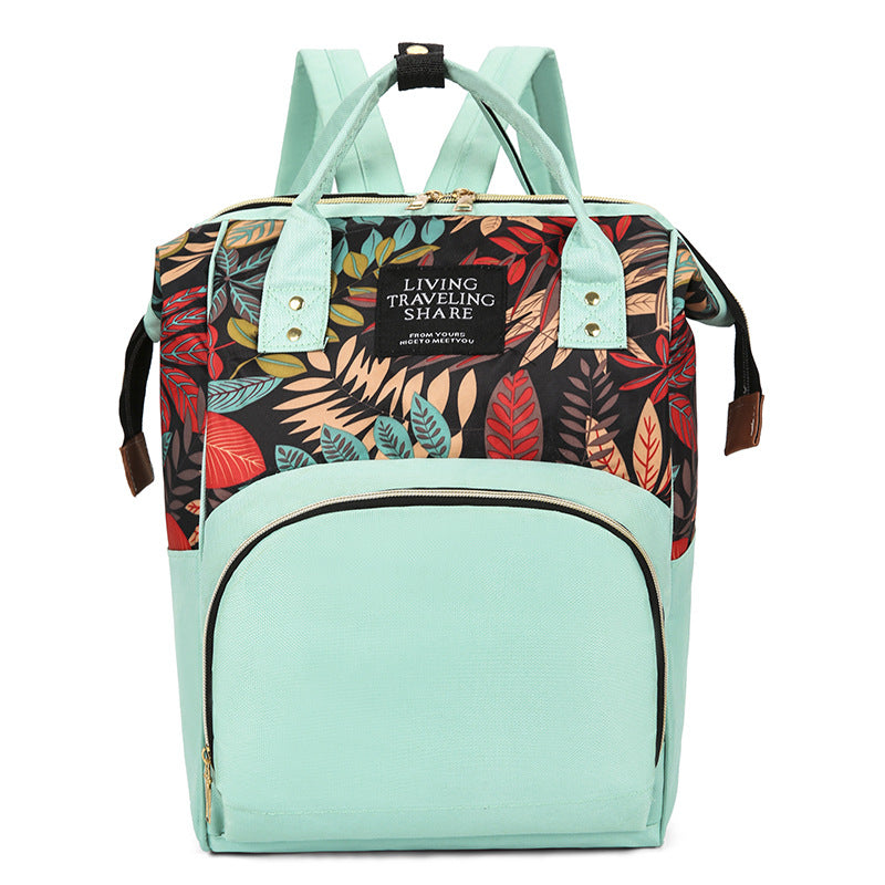 Floral Print Multi-Functional Backpack Kalsten
