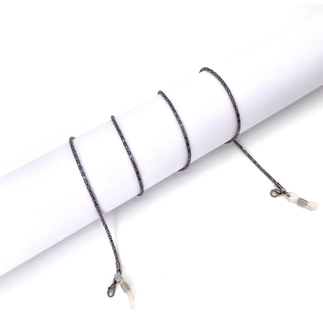 Chic Crystal-Accented Eyewear Chain Kalsten
