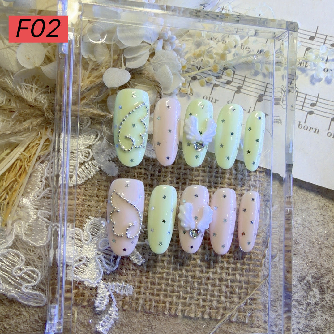 Decorative Press-On Nail Art Set 1790731572