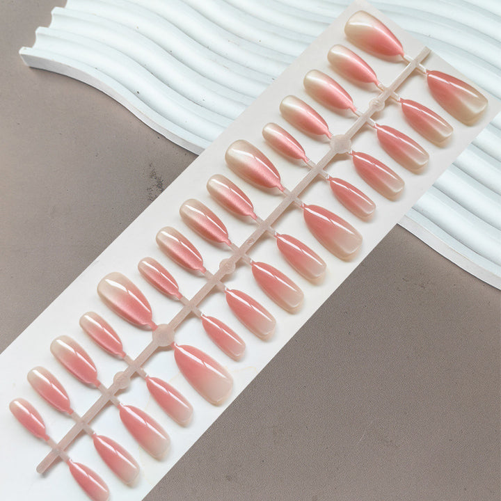 Elegant Artificial Fingernails In Gentle Ombre Look Kalsten