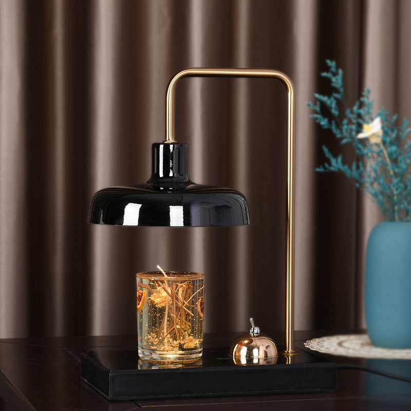 Modern Table Lamp with Candle Holder
