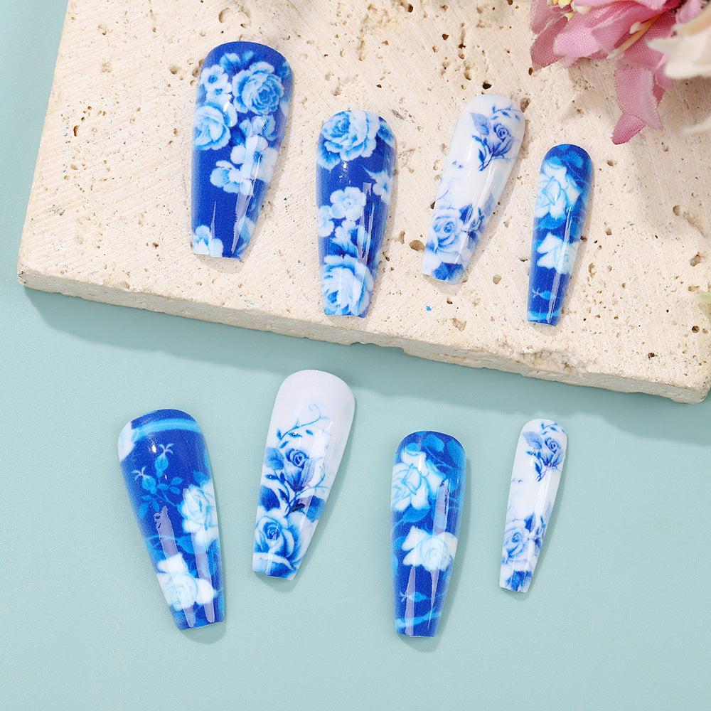 Creative Nail Art Set with Floral Design Kalsten