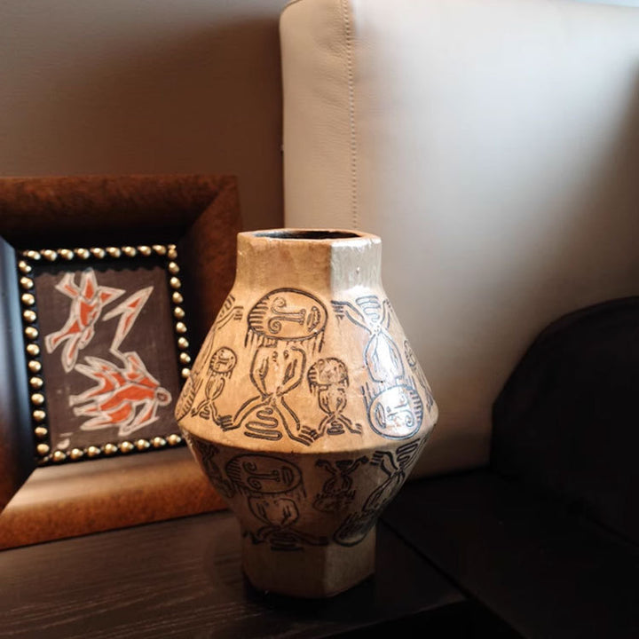Artistic Handcrafted Ceramic Vase