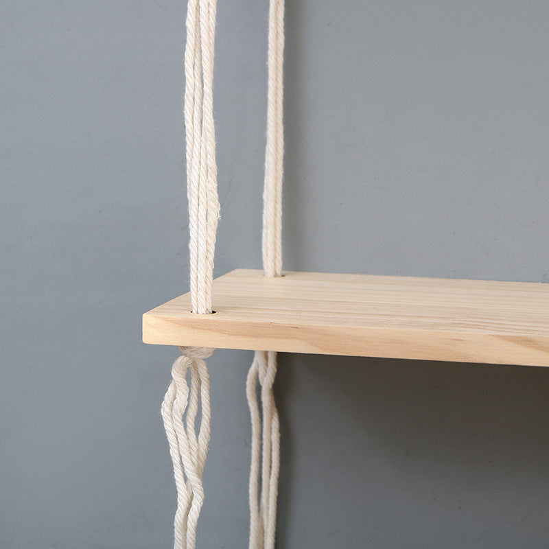 Macrame Wall Mounted Shelf Kalsten