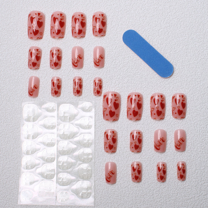 Love-Themed Press-On Nails Kalsten