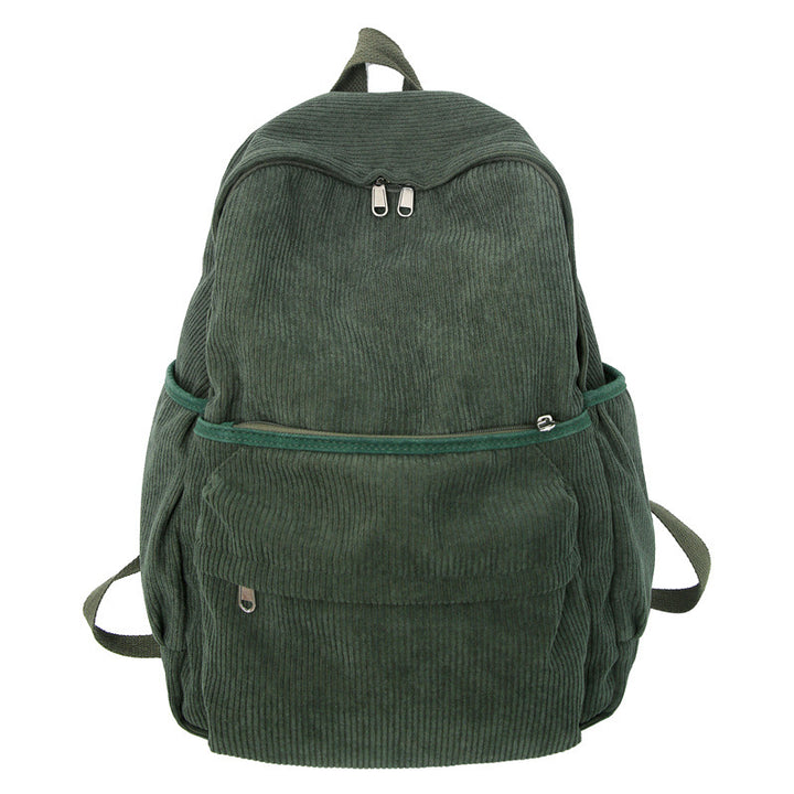Cozy Corduroy School Backpack Kalsten
