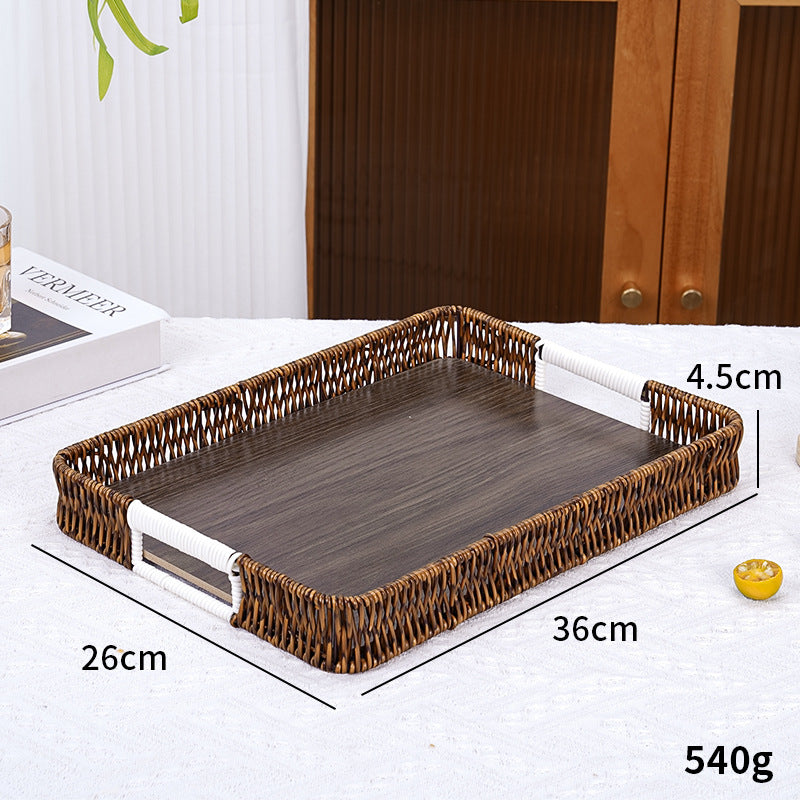 Stylish Handwoven Serving Tray Kalsten