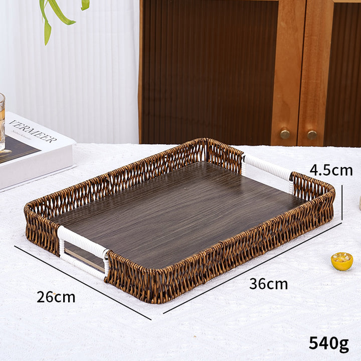 Stylish Handwoven Serving Tray Kalsten