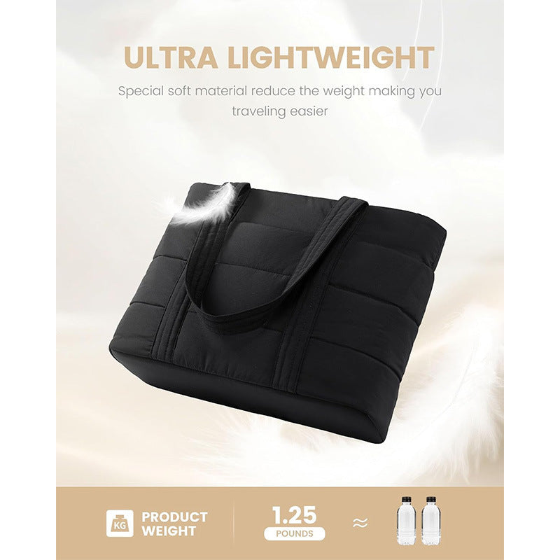 Padded tote bag with practical exterior pockets Kalsten