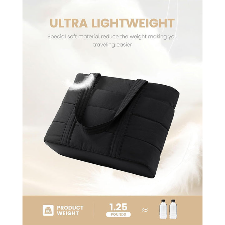 Padded tote bag with practical exterior pockets Kalsten