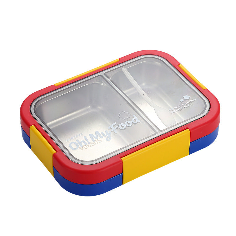 Multi-Compartment Stainless Steel Bento Box