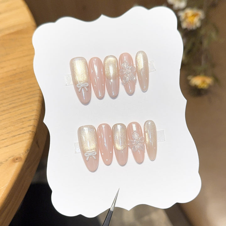 Glamorous High Gloss Artificial Nails Kalsten