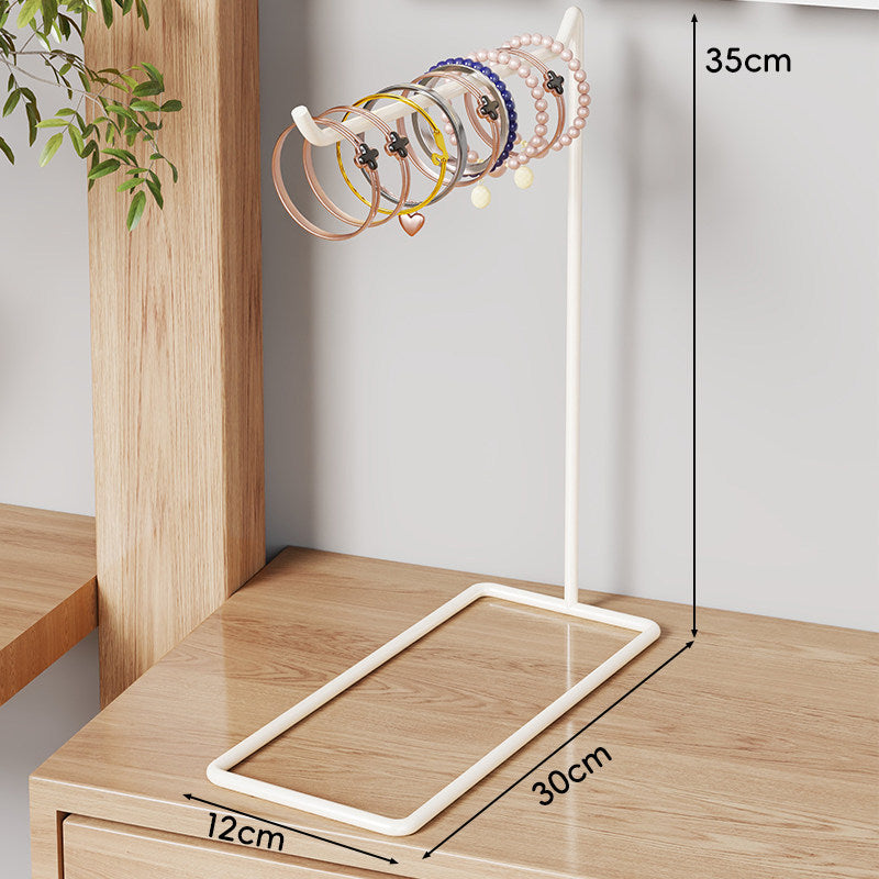 Vertical Bracelet and Bangle Display Stand with Rectangular Base