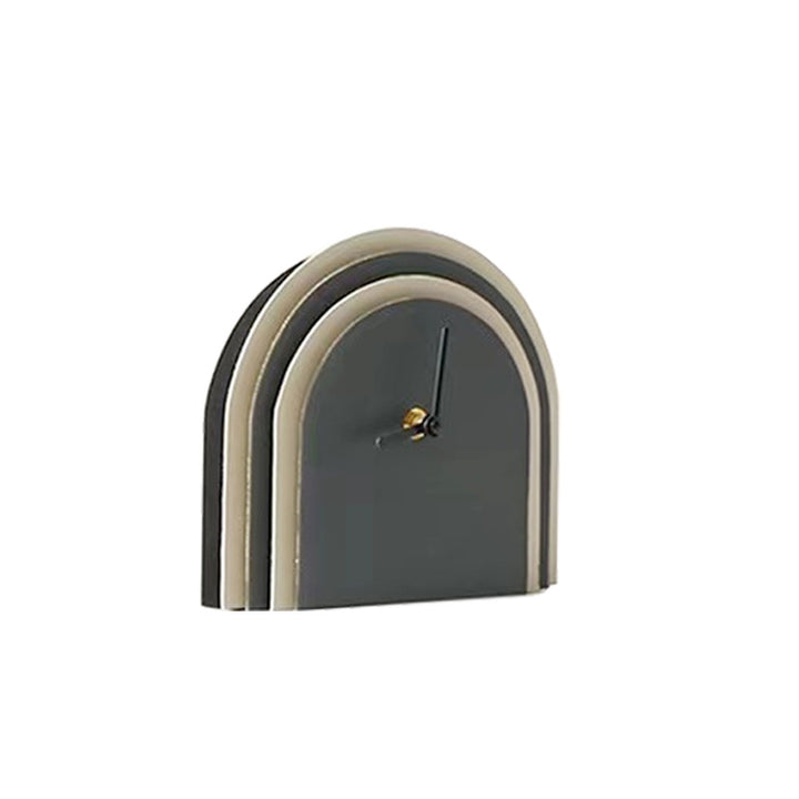 Modern Arch-Shaped Decorative Table Clock