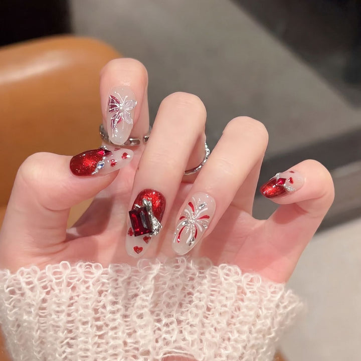 Decorative Themed Press-On Nail Set Kalsten