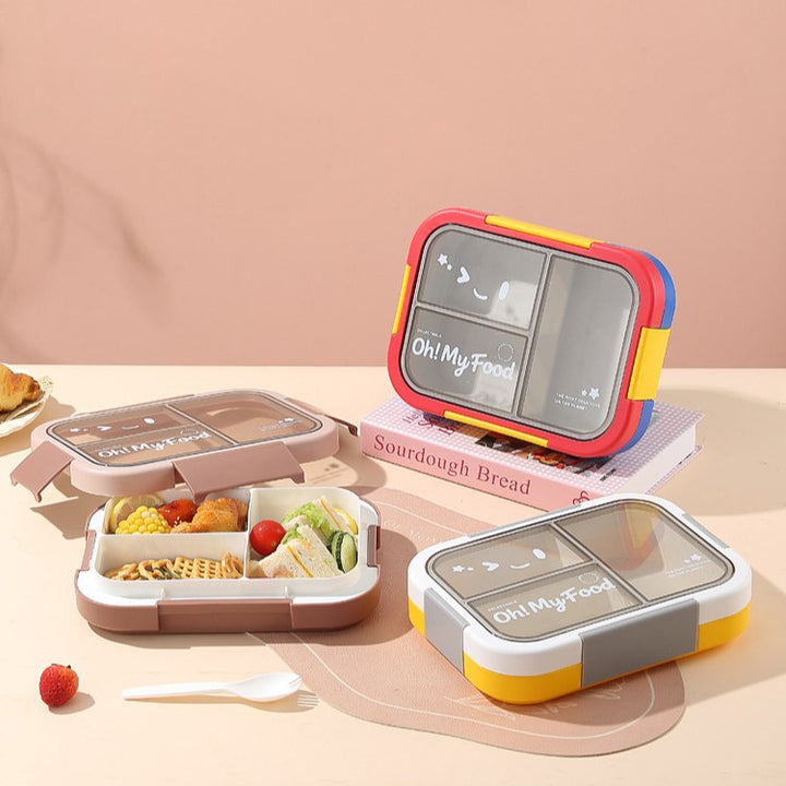 Multi-Compartment Leak-Proof Food Storage Container