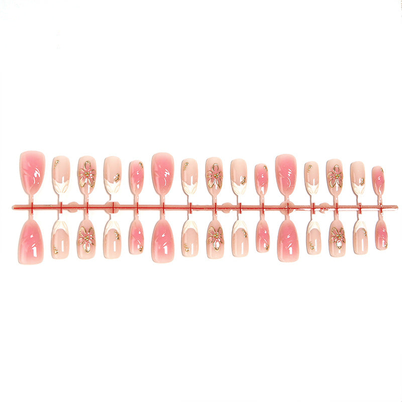Artificial nails with delicate floral design Kalsten