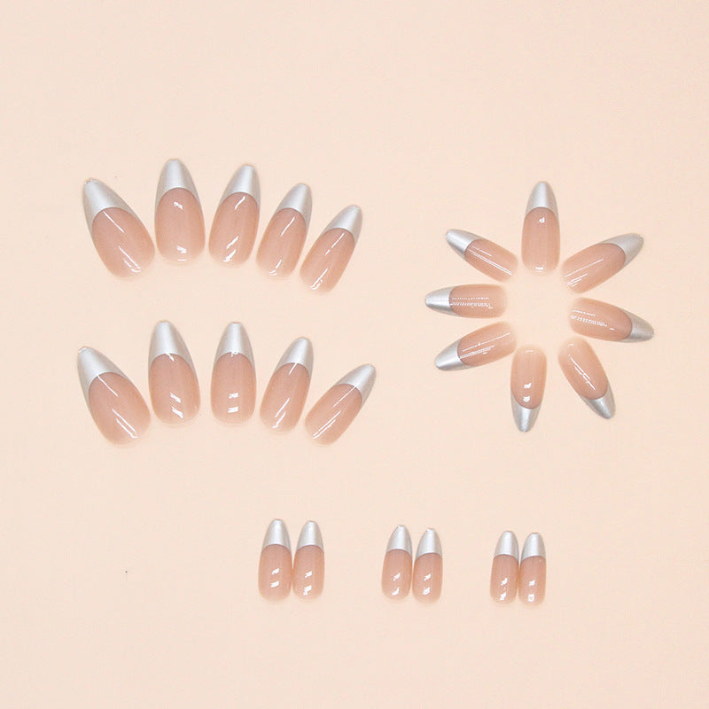 Metallic Tip Press-On Nail Extensions Kalsten