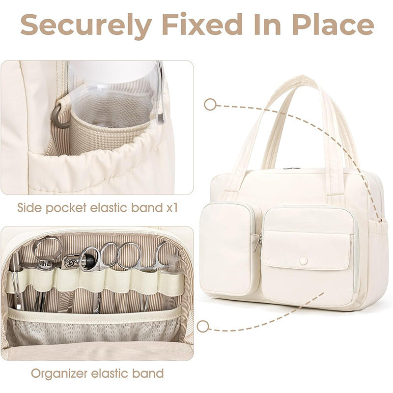 Multifunctional everyday bag with external compartments Kalsten