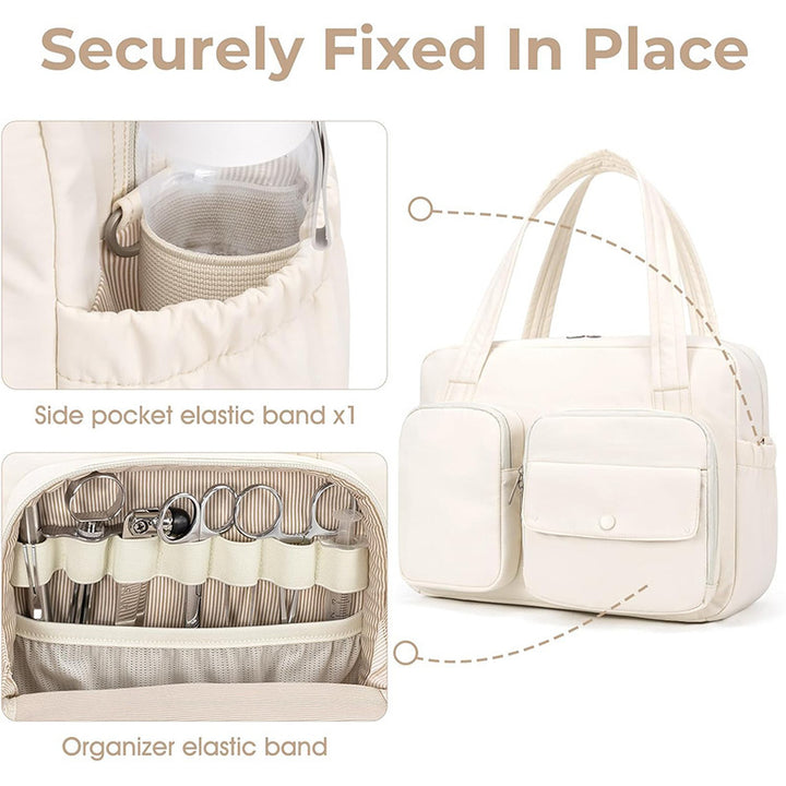 Multifunctional everyday bag with external compartments Kalsten