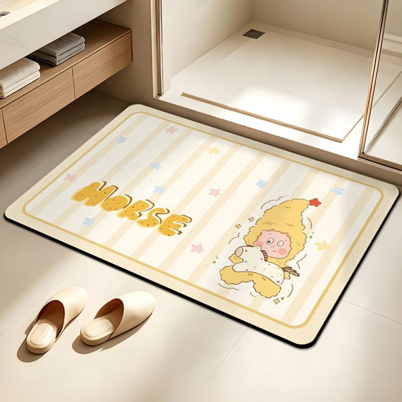 Cute Elephant-Themed Bath Mat