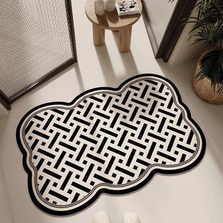 Geometric Patterned Soft Area Rug