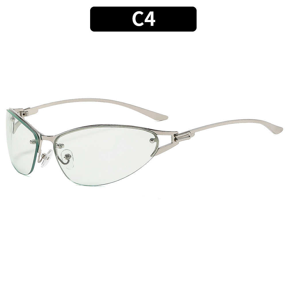 Futuristic Stylish Shield Sunglasses
