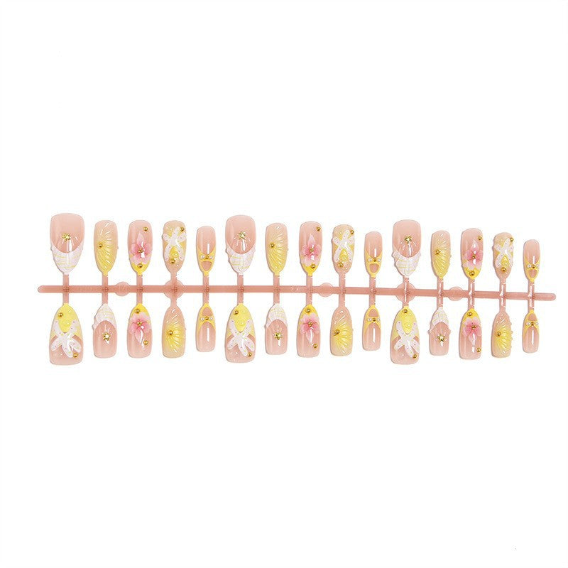 Decorative Press-On Nail Set Kalsten