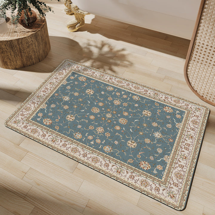 Elegant Vintage Floral Bath Mat Kalsten 1788245864