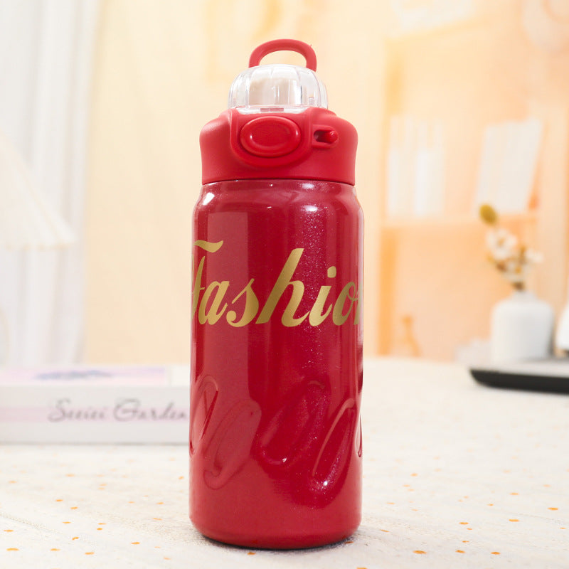 Women's Insulated Water Bottle with Practical Carrying Strap Kalsten