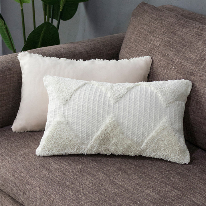Luxurious decorative cushion with textured tufting surface Kalsten