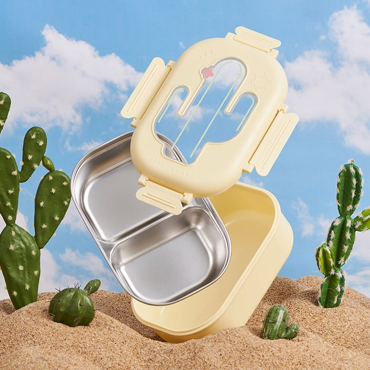 Cute Cactus-Themed Snack Storage Container