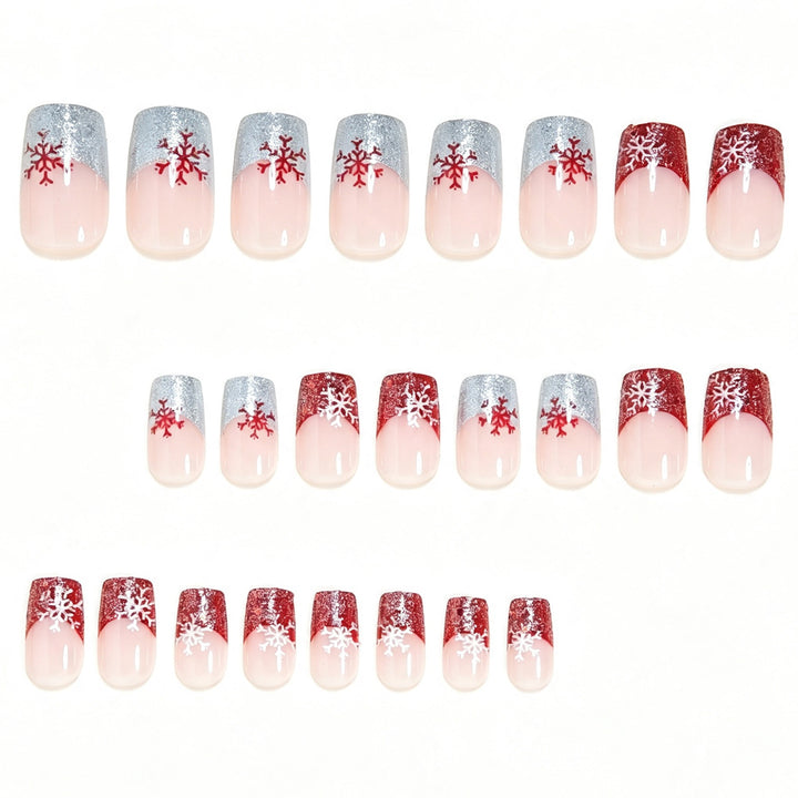 Seasonal Snowflake Nail Art Wraps Kalsten