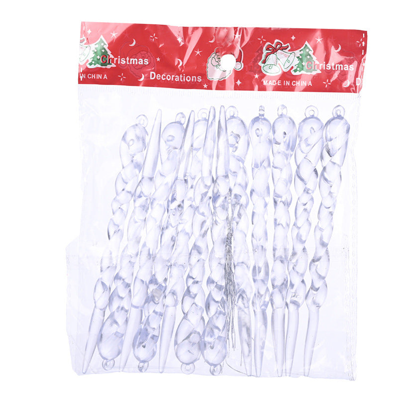 Christmas Tree Icicle Ornaments